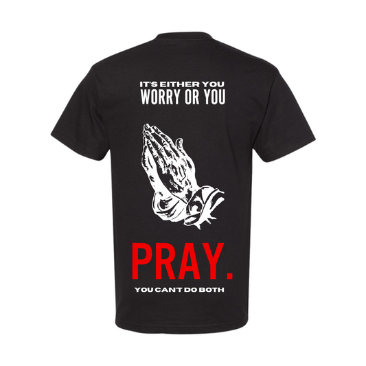 Pray Tee in Black