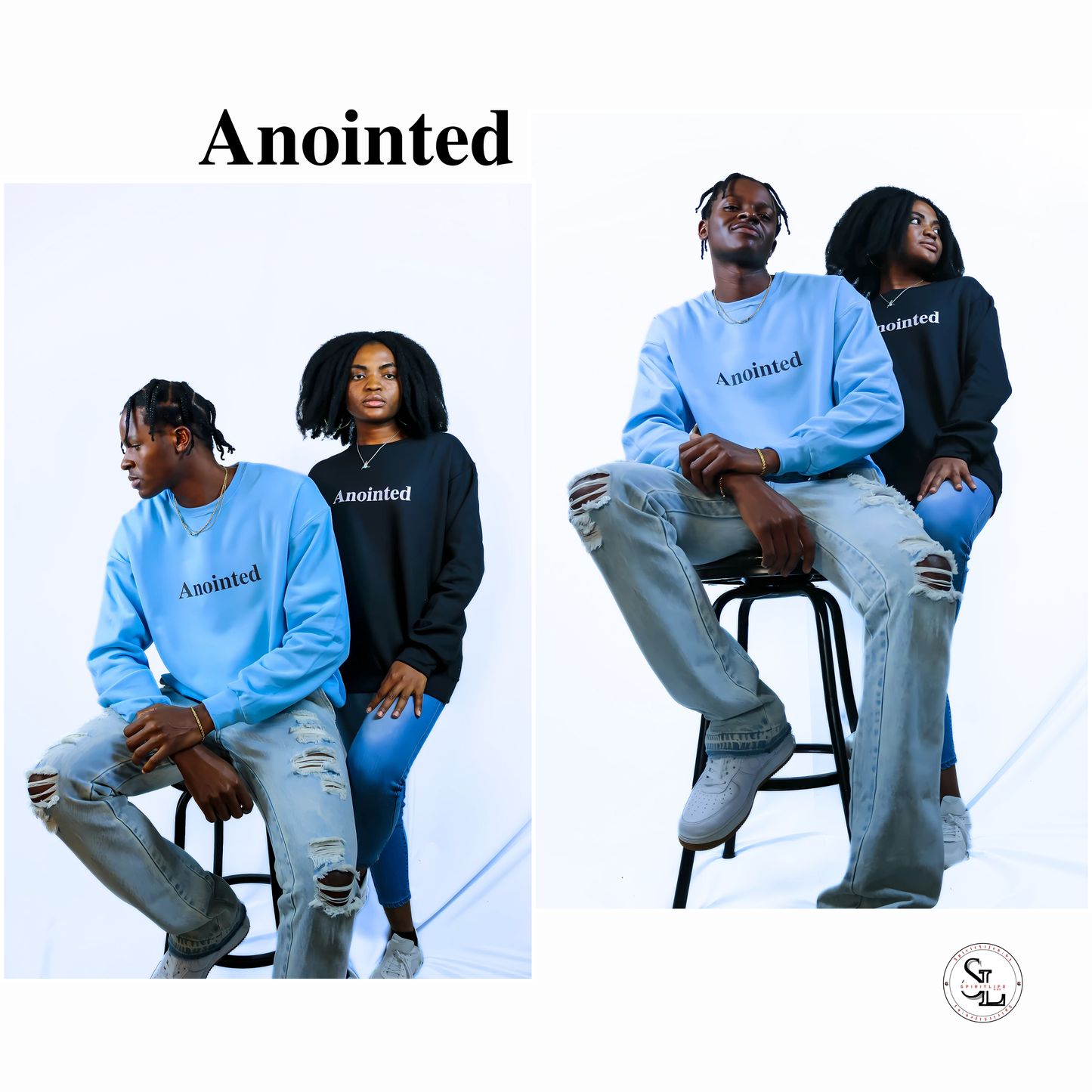 Anointed Sweatshirt Blue