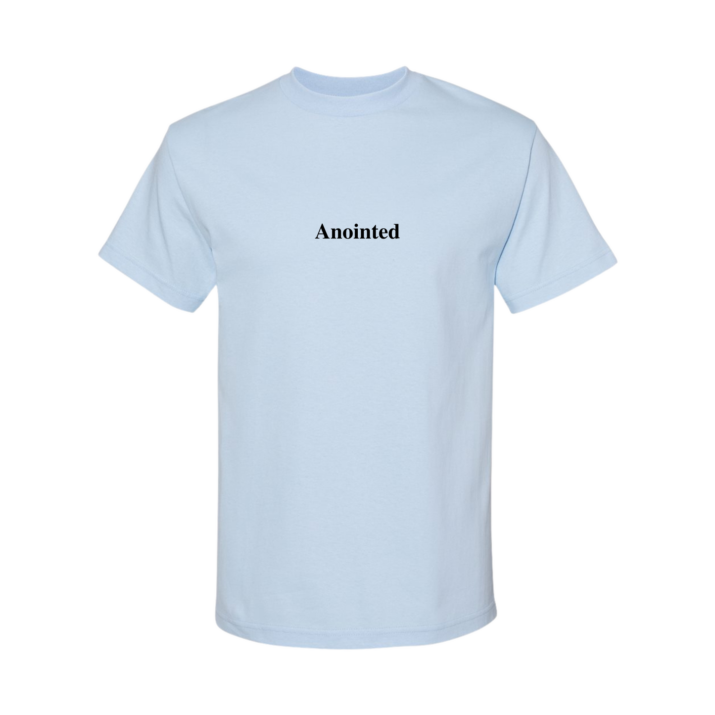 Anointed Tee Blue and Black