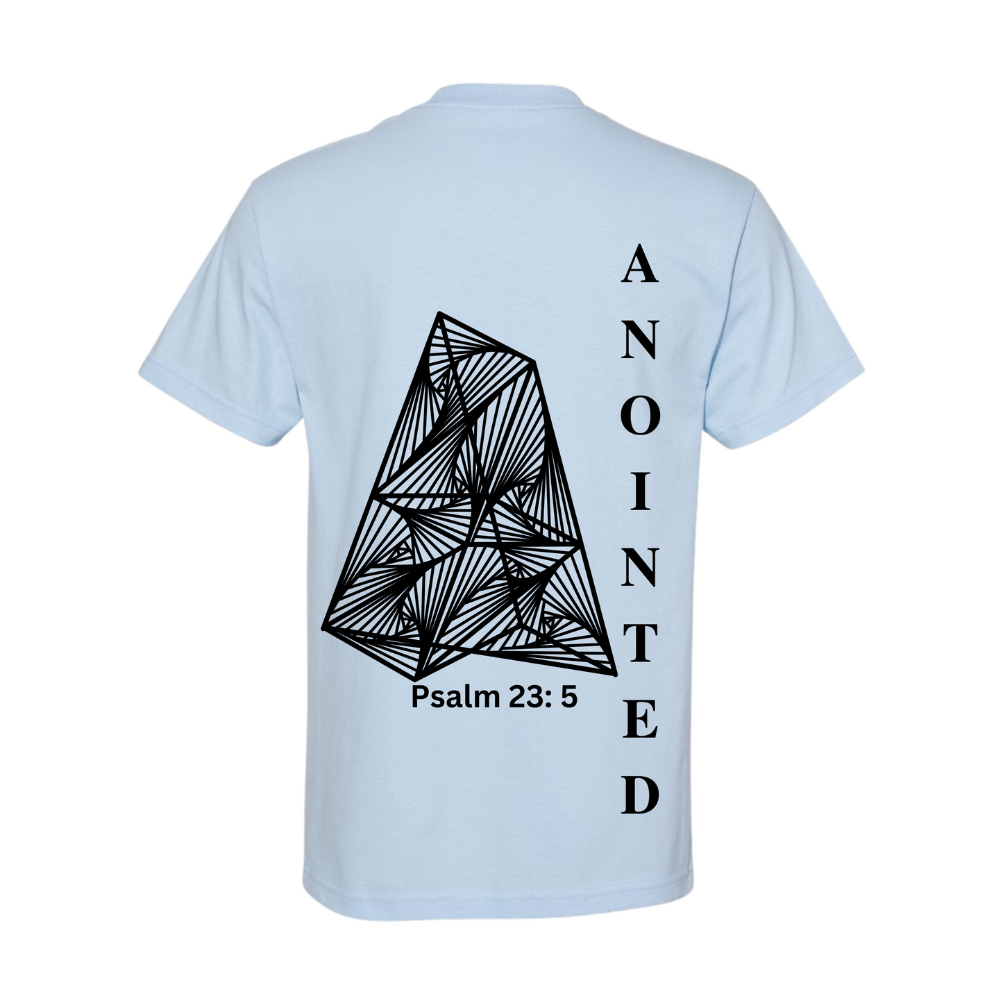 Anointed Tee Blue and Black